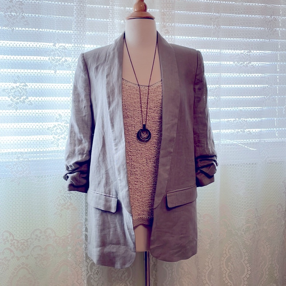 ZARA Linen Blazer